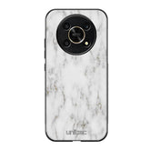 Honor Magic 6 Lite marmori suojakuoret - White Marble - Ei